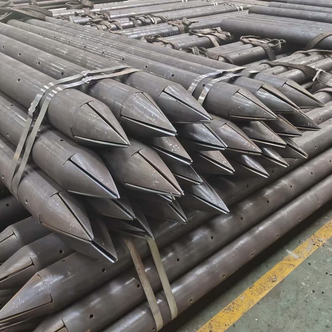 亳州亳州108钢花管非标打孔车丝锁尖防腐